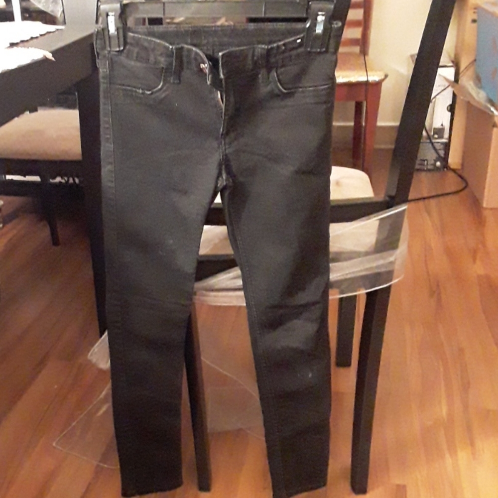 Denim & Denim Black Sand Wash Skinny Jean